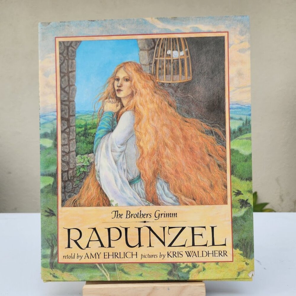 VINTAGE Rapunzel Fairy Tale Brothers Grimm Book Children's 0803706553 1989